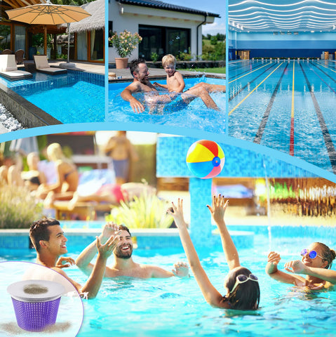 Kgihope durable mesh sock with elastic for reusable pool maintenance