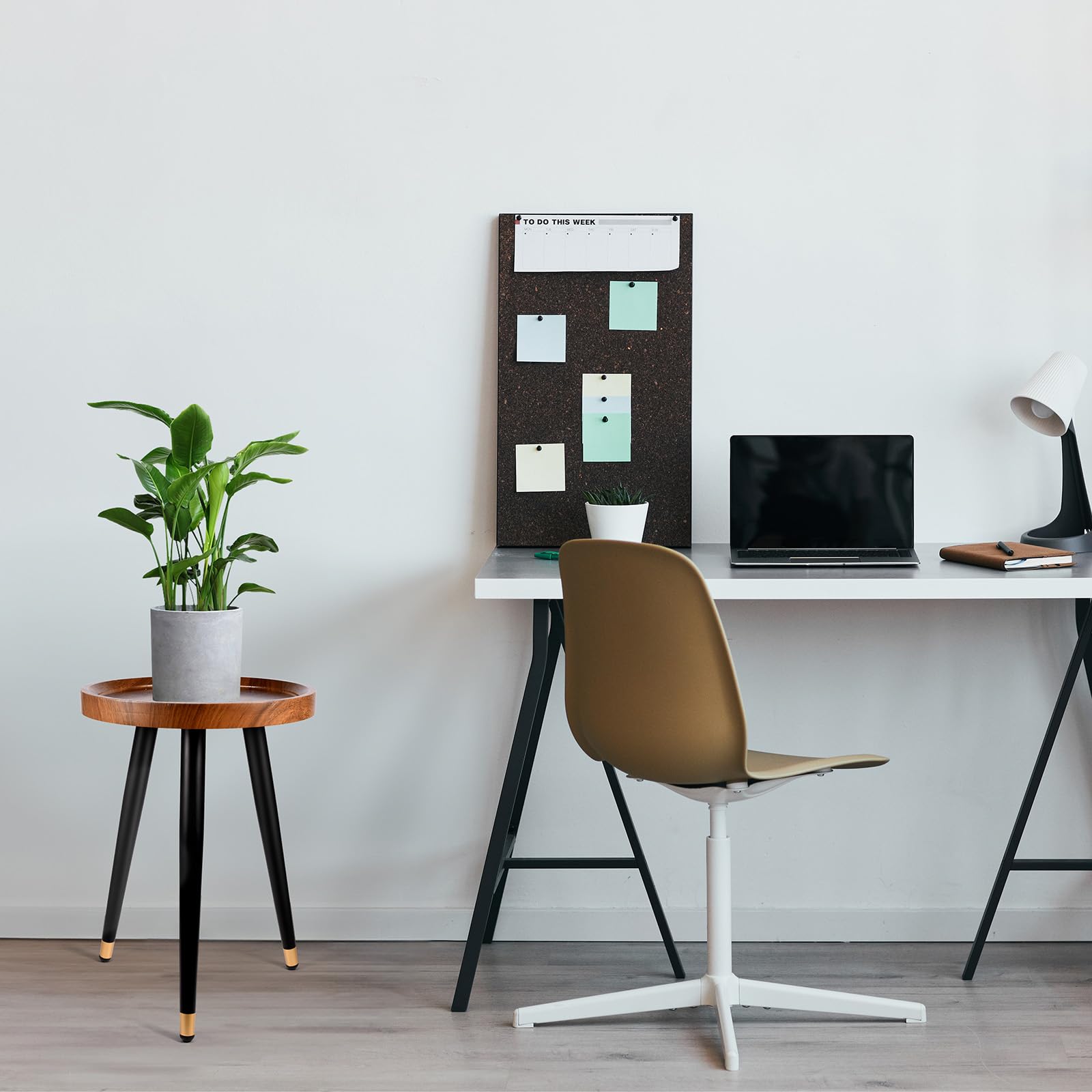 KGPLOME bedside-table setup fits small rooms with style.