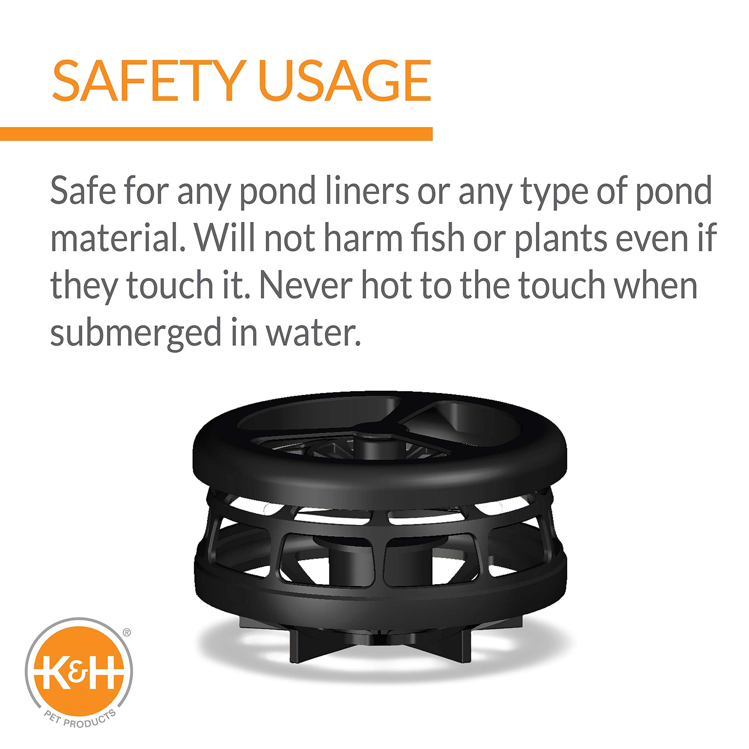 K&H Pet Products 750W pond heater suits many backyard ponds