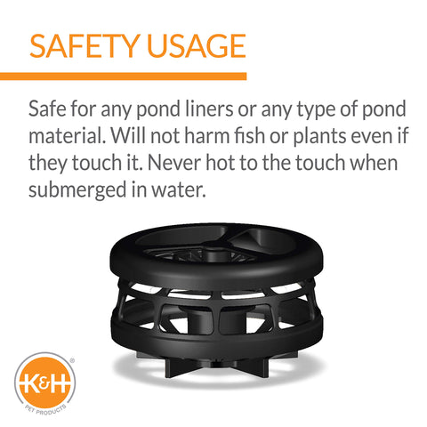 K&H Pet Products 750W pond heater suits many backyard ponds