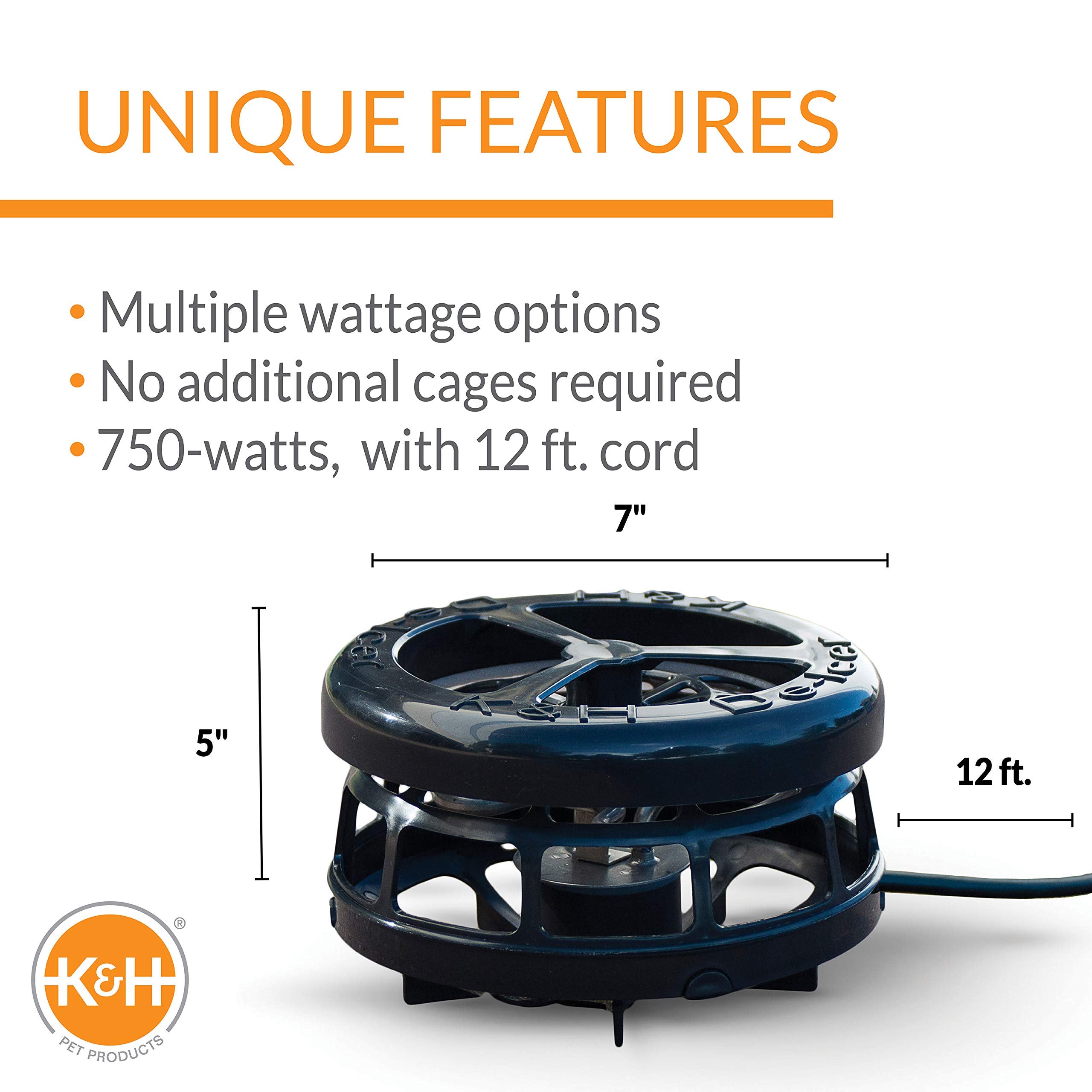 K&H Pet Products pond heater with submersible conversion offers flexible winter setup