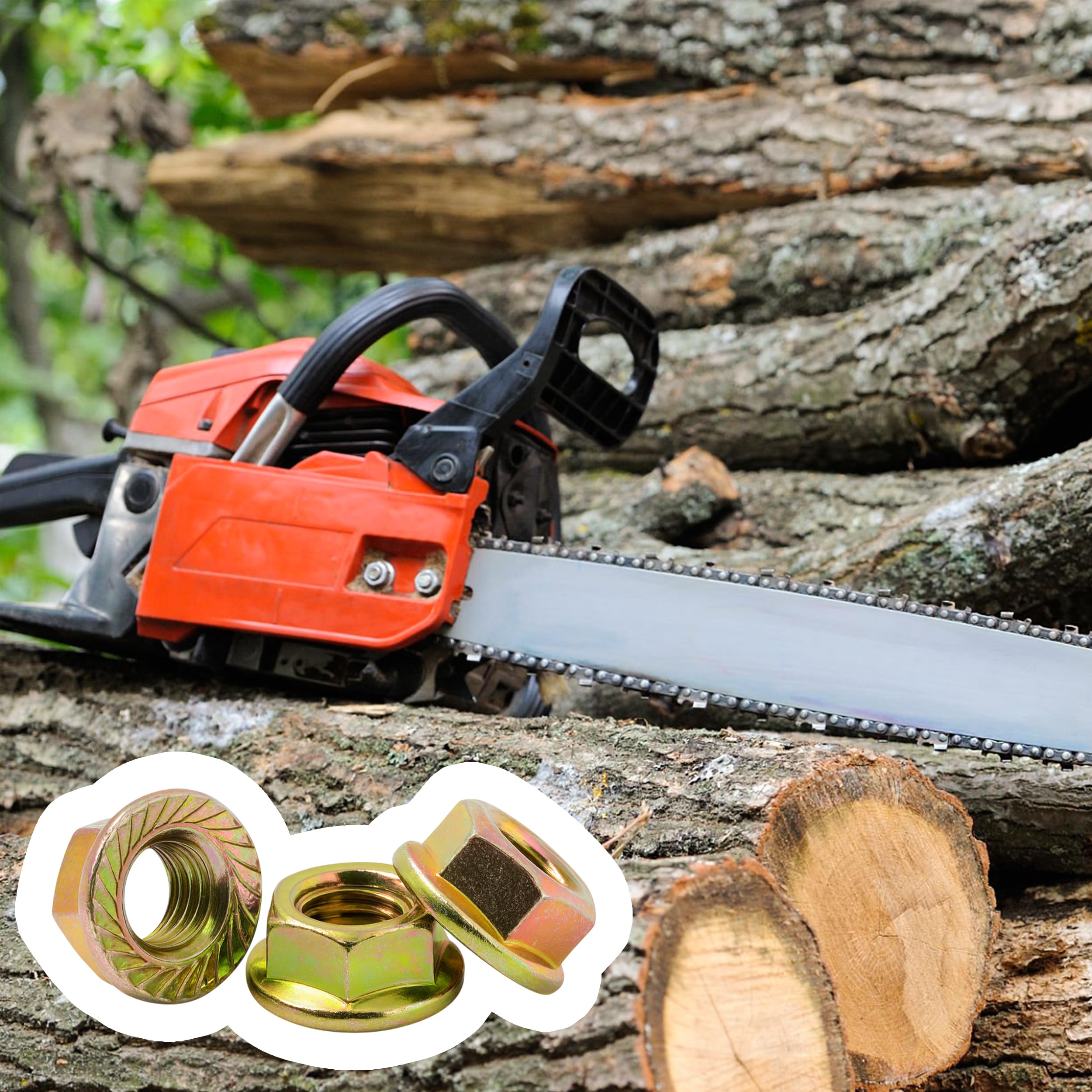 KH866 bar nuts for Echo CS3510 deliver precise alignment and secure bar engagement.