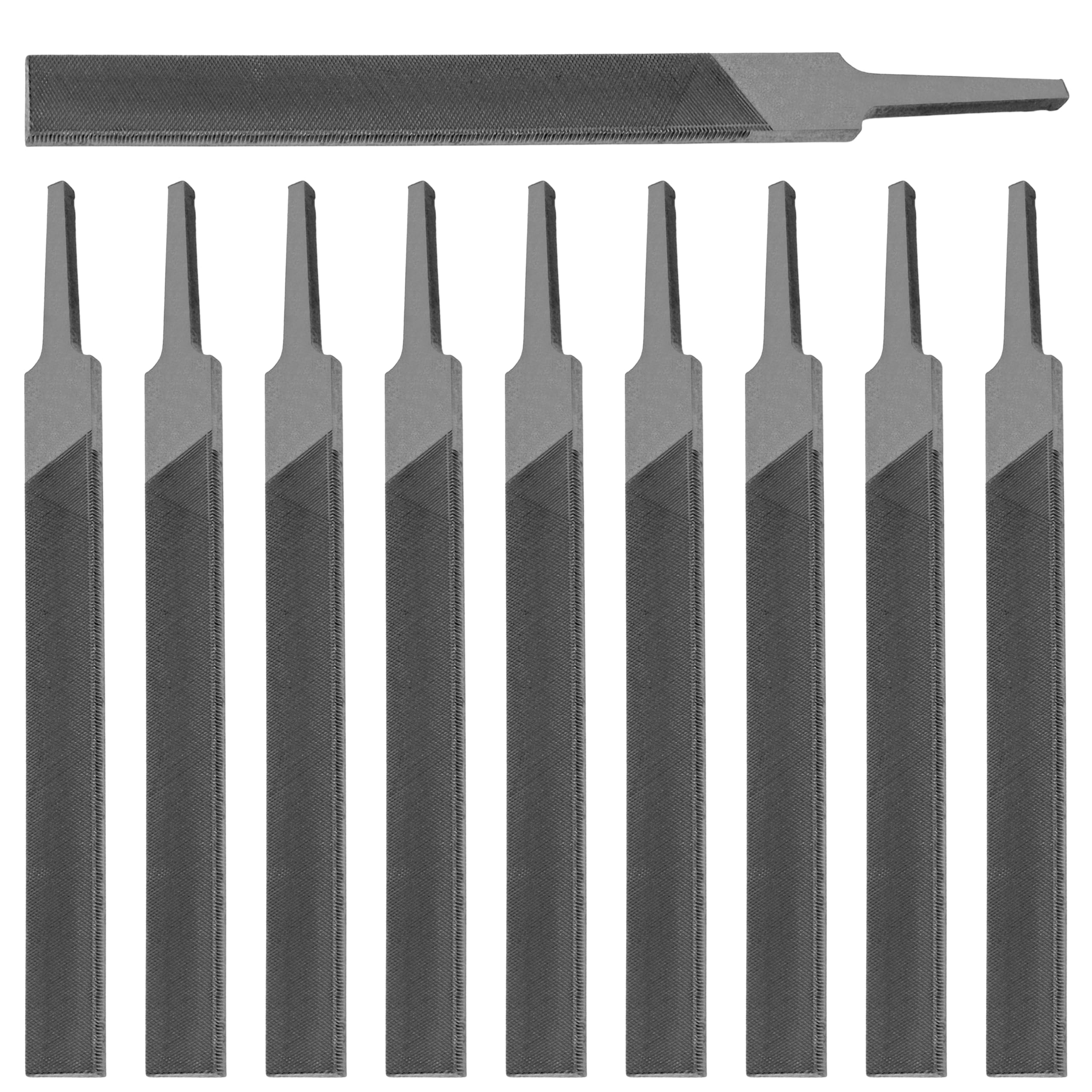 KH866 flat file 6-inch double-cut teeth for precise material removal