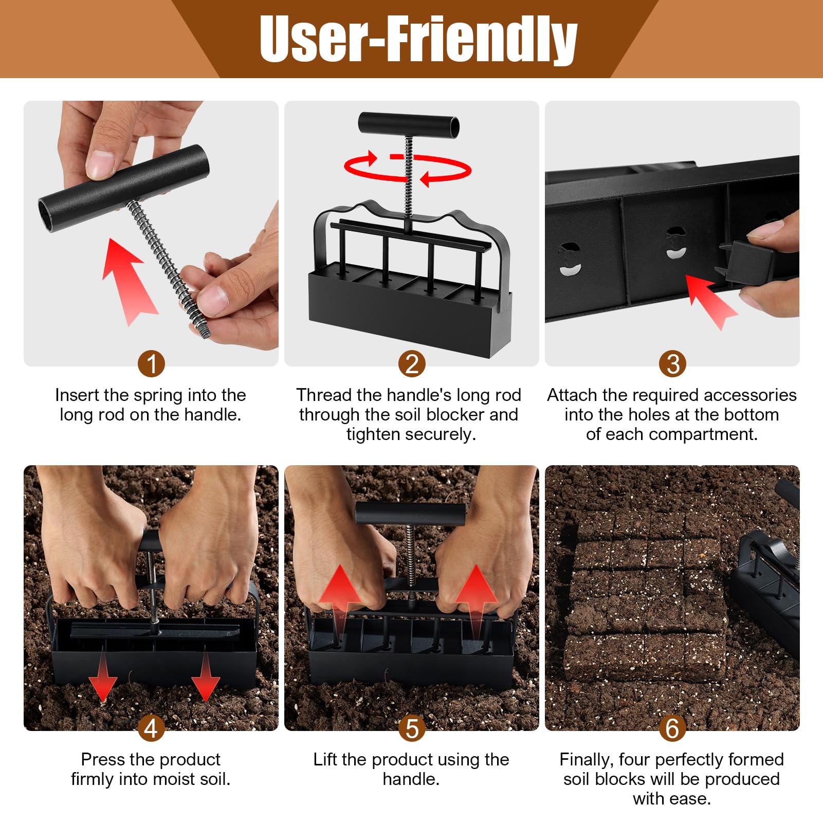 KHAMAL Seed Pins 3 types enable precise, centered seed drops