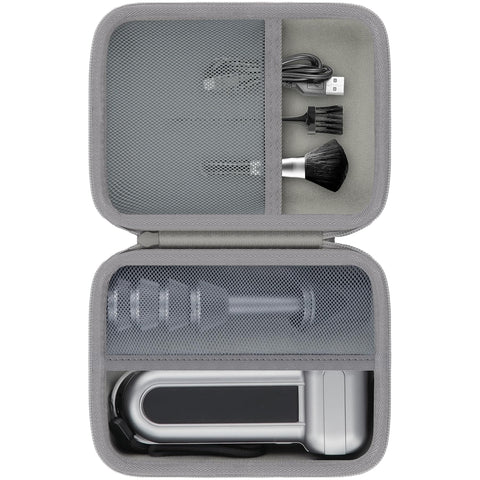 Khanka hard-shell exterior case protects Wolfbox MF100 during transport with rigid shell.