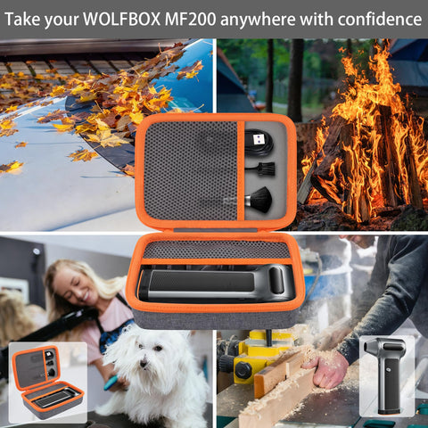 Khanka MF200 case provides a dedicated slot for the removable battery.