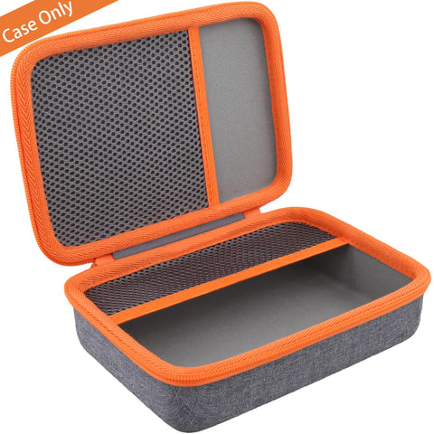 Khanka case interior Velcro mesh keeps accessories neatly arranged.