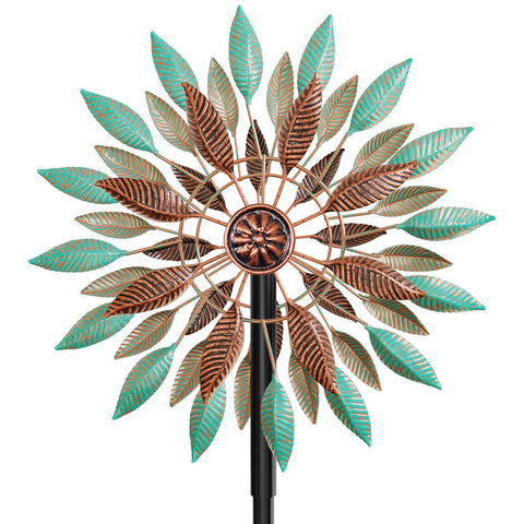 KHayRovies windspinner 360-degree rotation enhances yard ambience with smooth motion.