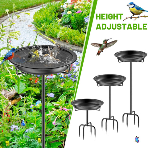 KhayRovies four-prong base detail ensures sturdy placement on grass or soil.