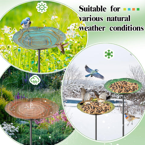 KHayRovies hummingbird feeder adds outdoor decor while supporting natural bird activity.