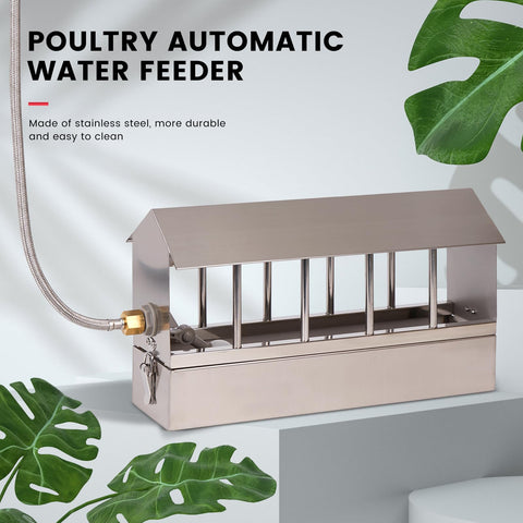 KHEARPSL Easy-clean-water-dispenser supports low-maintenance poultry care.