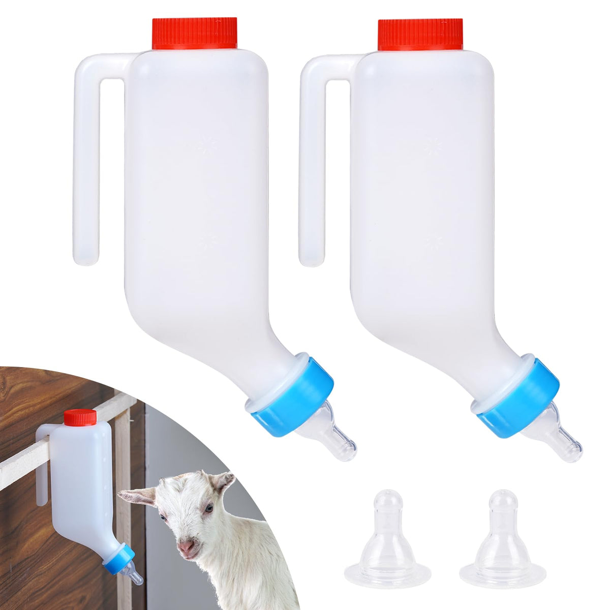KHEARPSL 800ml lamb bottle with clear measurements for precise feeding