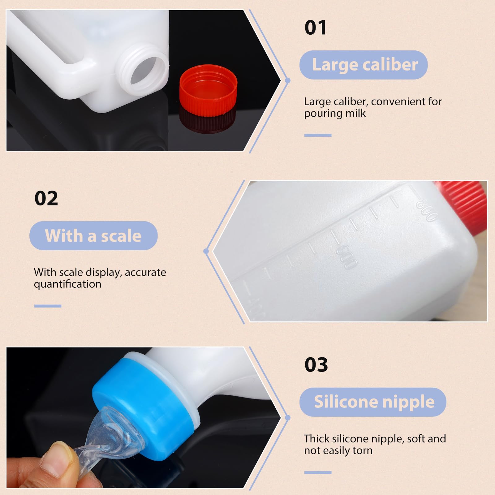 KHEARPSL scale display shows precise milk measurements
