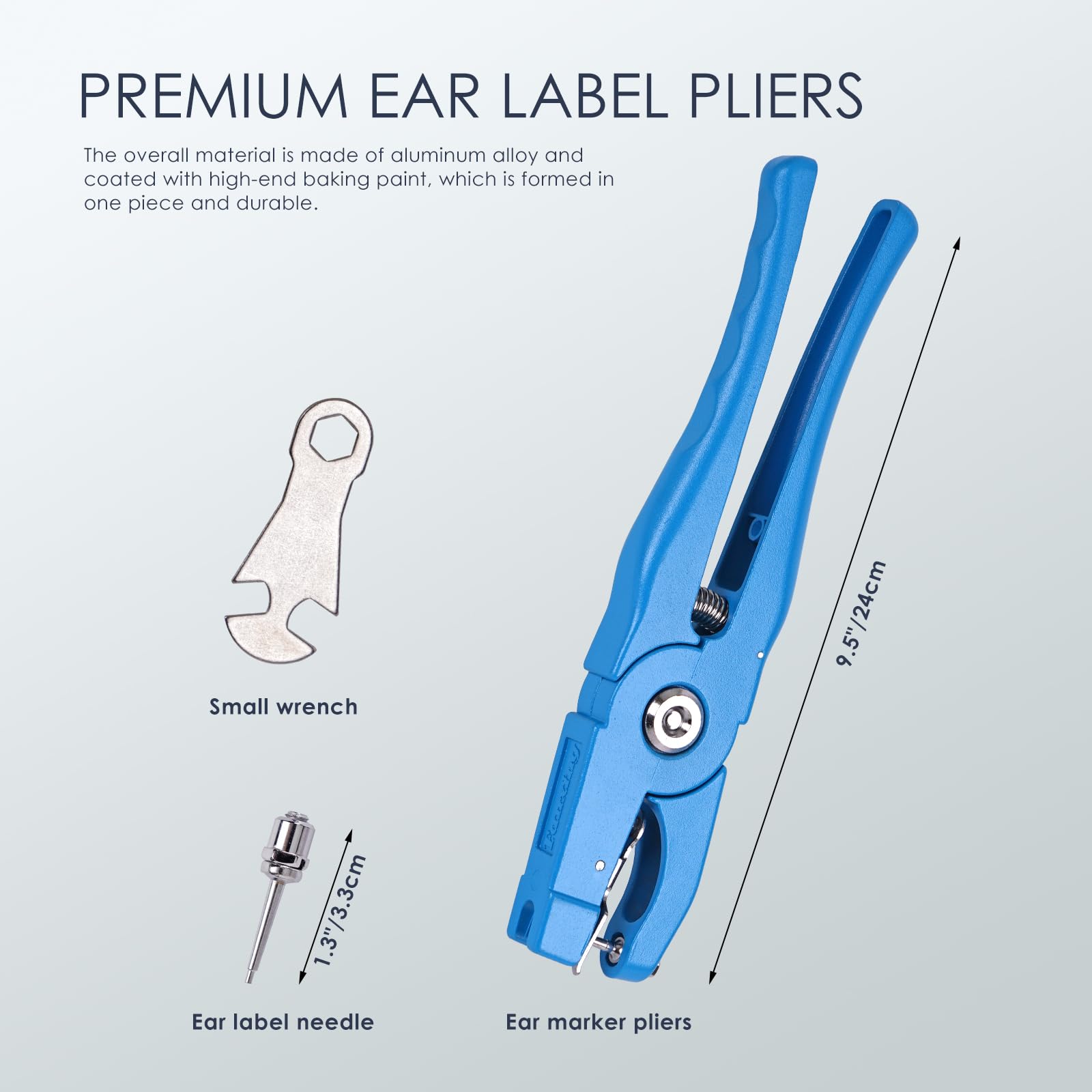KHEARPSL includes spare pin and wrench for quick maintenance.