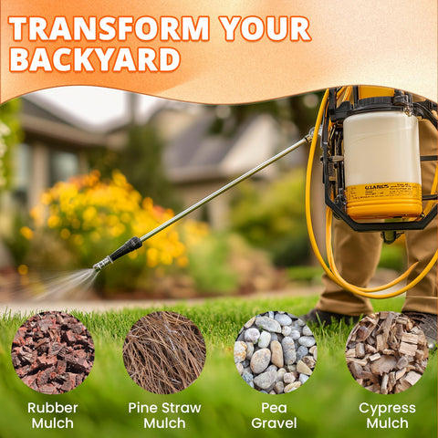 KHKD RESIN Mulch Glue is water-based and safe for pets and plants once dry.