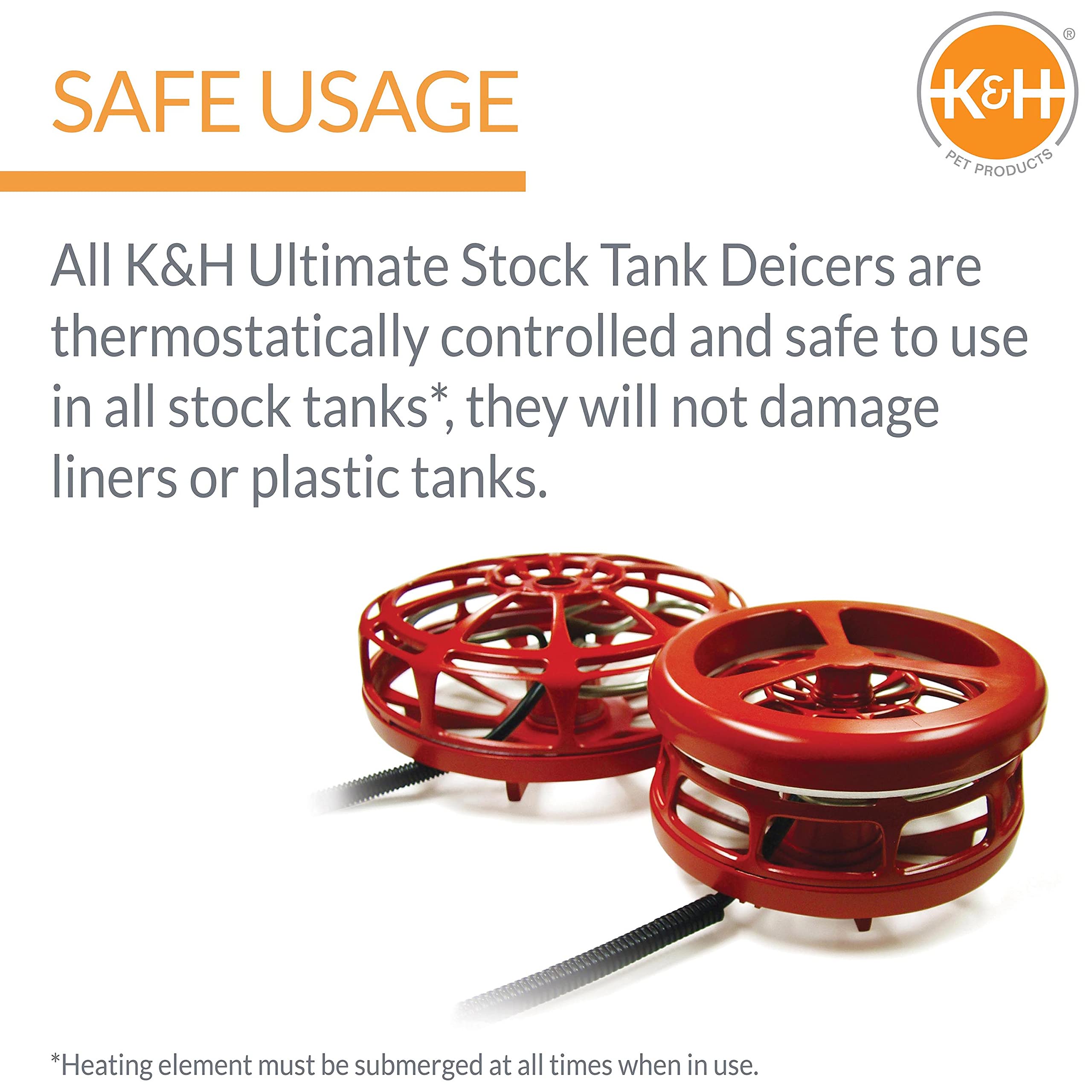 Cord safety clip from K&H helps prevent chewing and displacement of the deicer.