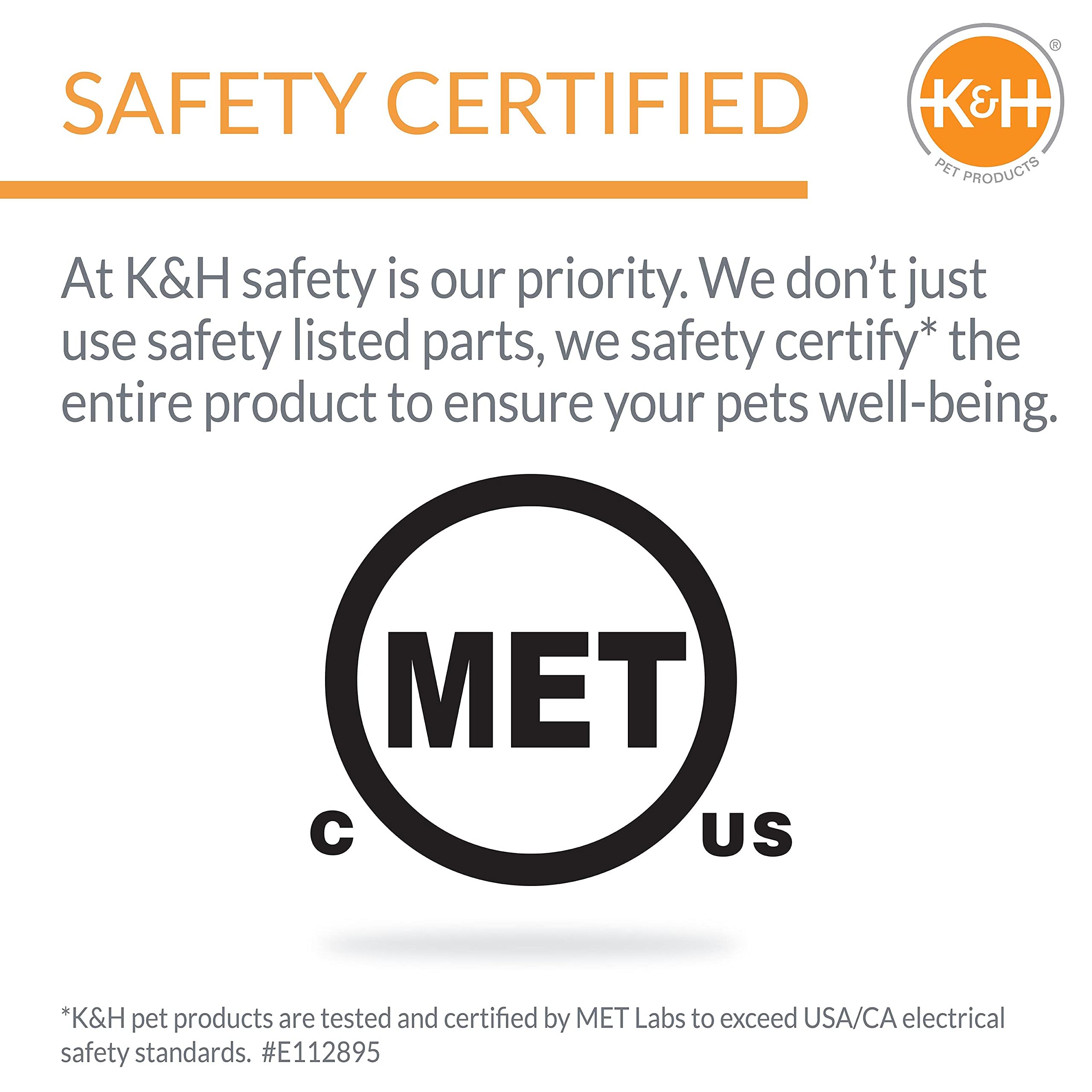Safety-listed K&H deicer provides reliable electrical safety for livestock tanks.