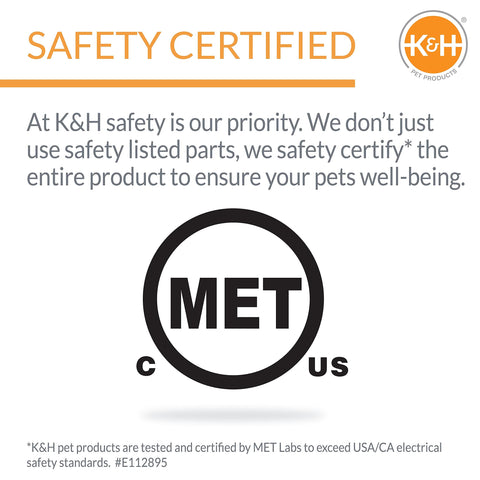 Safety-listed K&H deicer provides reliable electrical safety for livestock tanks.