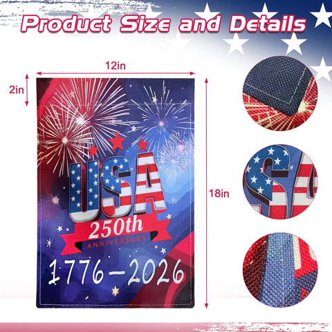 KHYPIKN double-sided patriotic flag with vivid colors.