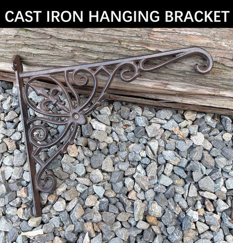 KiaoTime 12-inch hanging bracket provides sturdy support for pots and lanterns.
