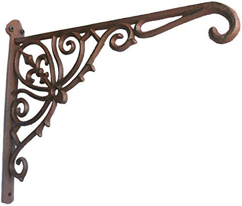 KiaoTime vintage-distressed bracket suits decks, fences, and walls gracefully.