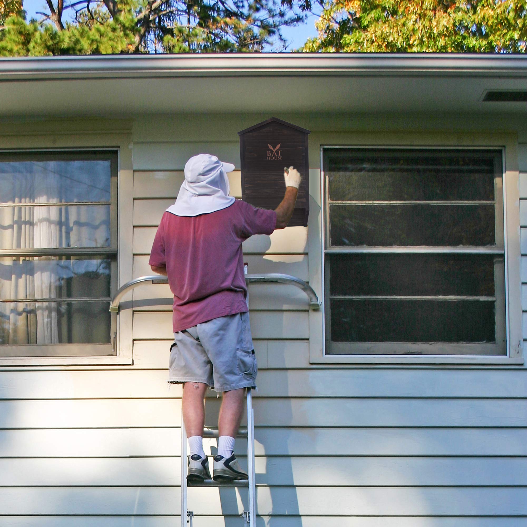 KIBAGA bat house helps reduce mosquitoes with natural bat predation