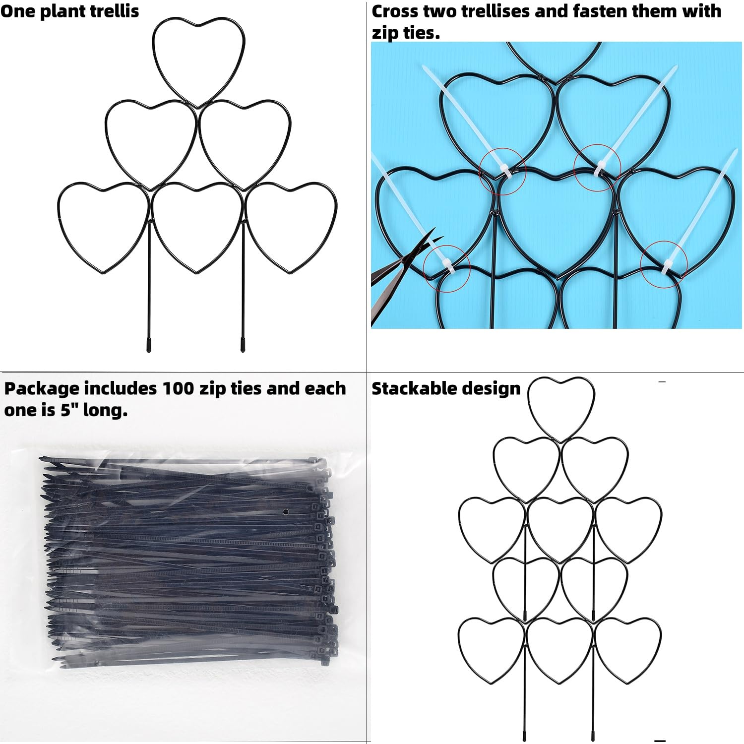 Kichwit houseplants trellis use inside provides discreet growth support.