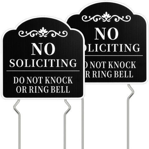 Kichwit metal stakes for 21.5-inch yard sign with sturdy support.