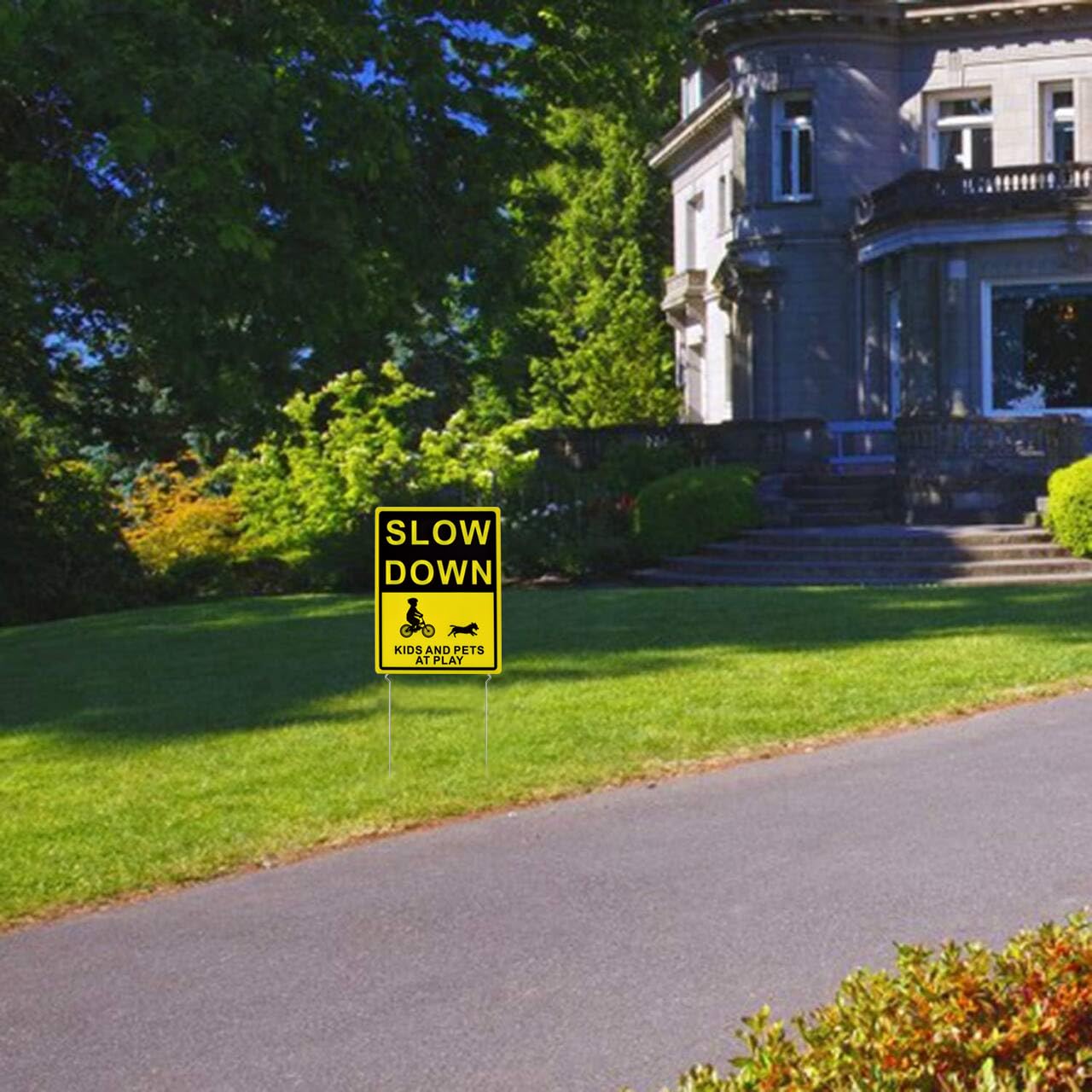 Kichwit waterproof yard signs stay legible in changing weather
