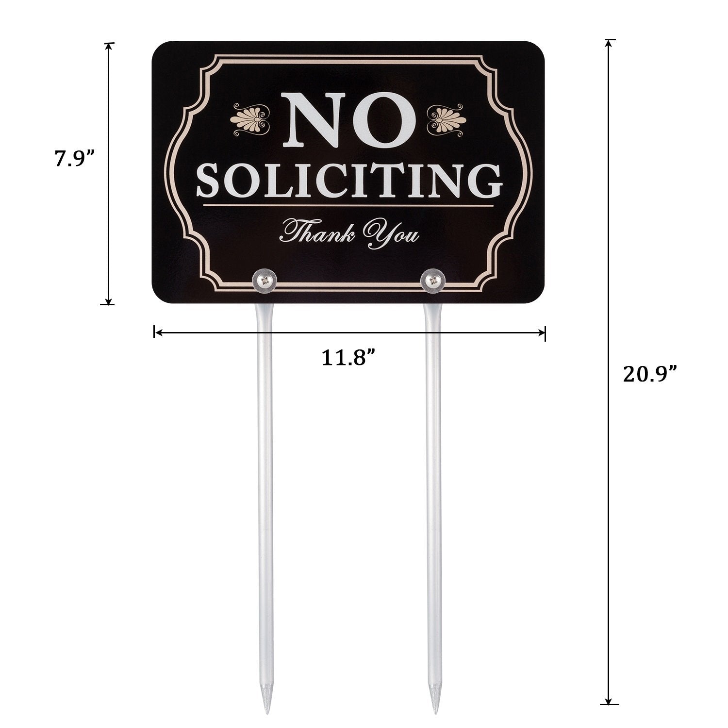Kichwit sign with visual contrast letters improves visibility from afar