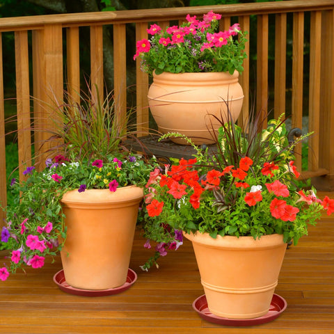 Kichwit saucer designed for indoor and outdoor use on patios and desks.