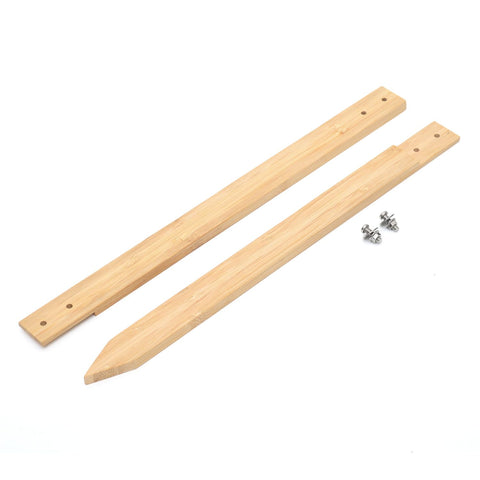 Kichwit pre-drilled holes help you align compatible yard signs.