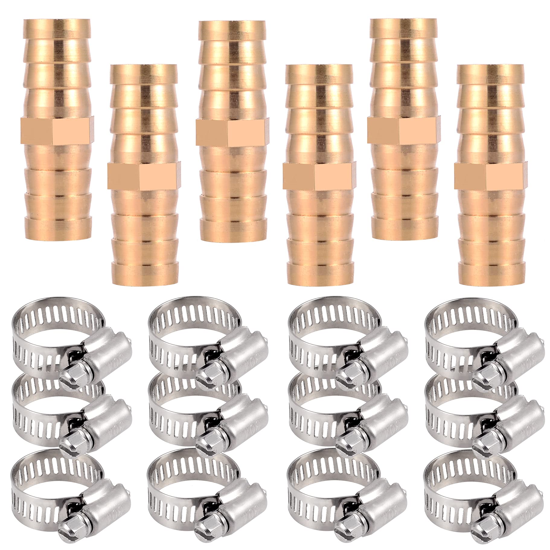 Kichwit stainless steel clamps included for secure, leak-free connections