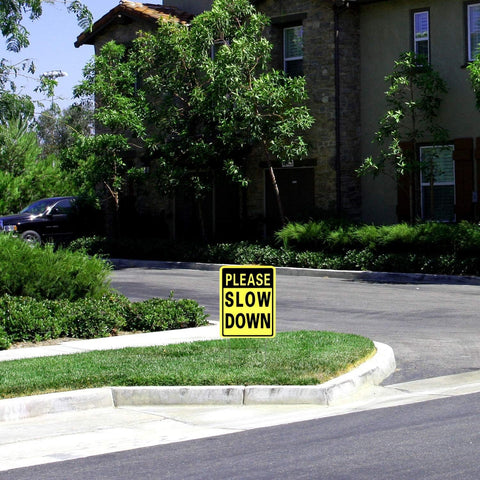 Kichwit two signs and stakes in a convenient 2-pack.