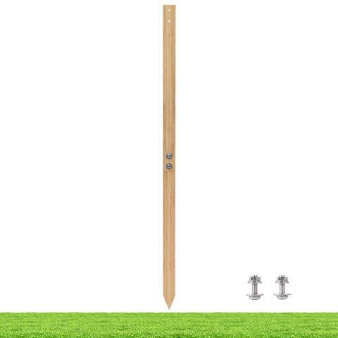 Kichwit bamboo yard stake, 70 cm long, provides sturdy support for outdoor yard signs.