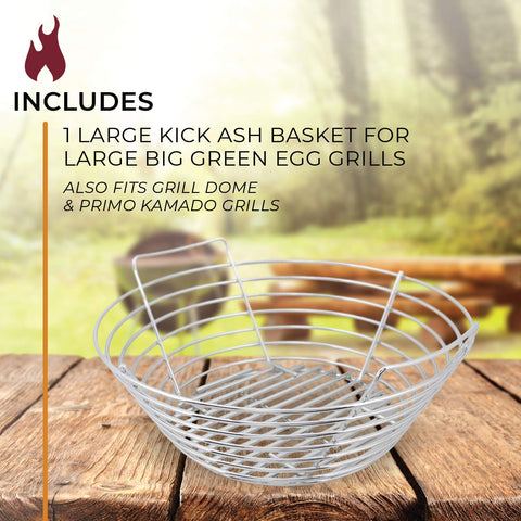 Kick Ash Basket features electropolished steel built to last