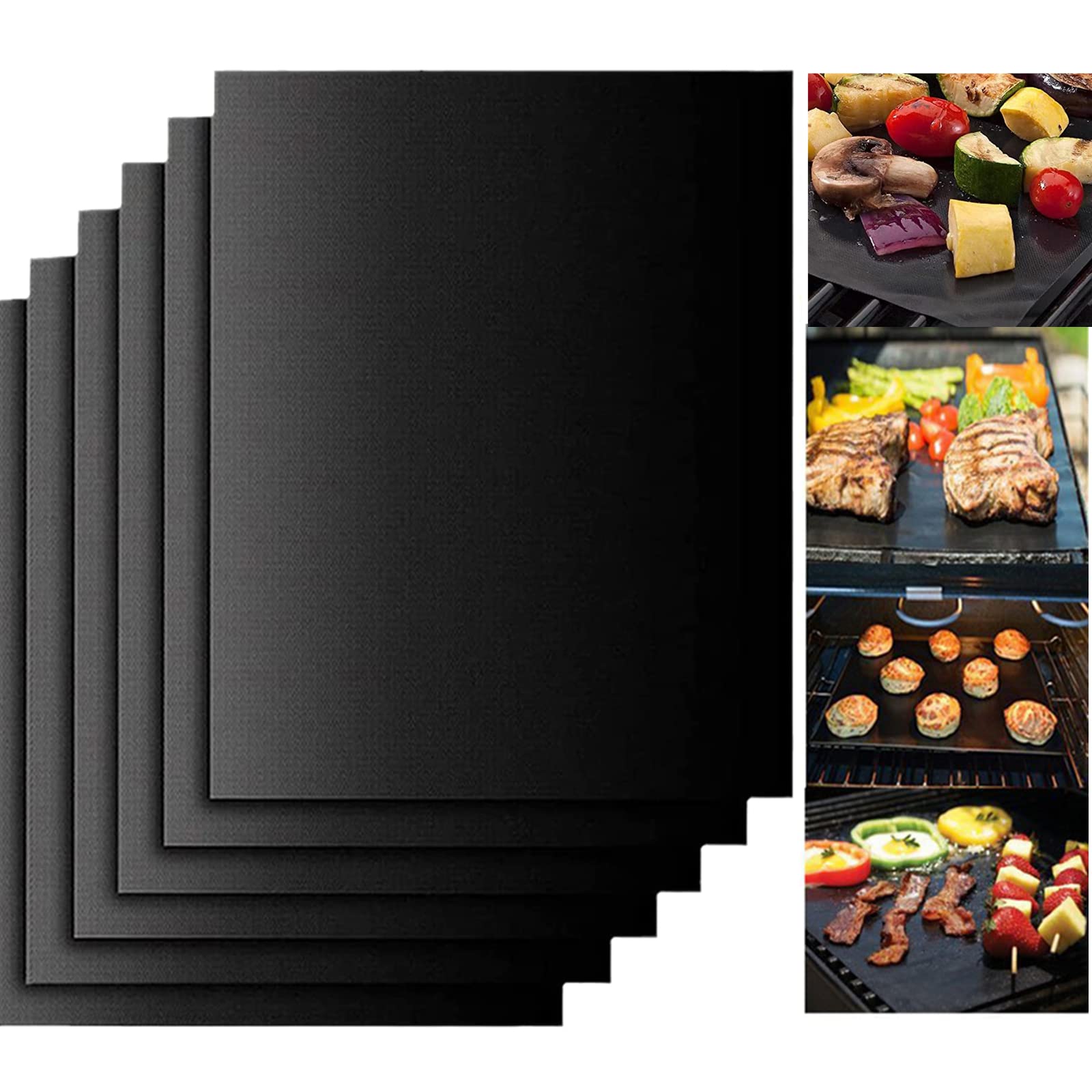 KICKOIL grill mats used as baking mats and pan liners