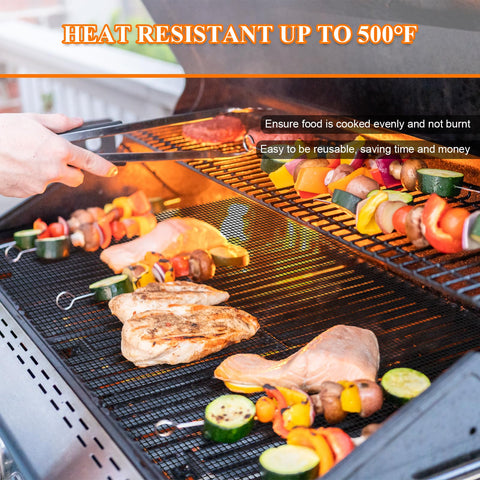 KICKOIL multi-use grill mats for oven, air fryer, roasting, and drying.