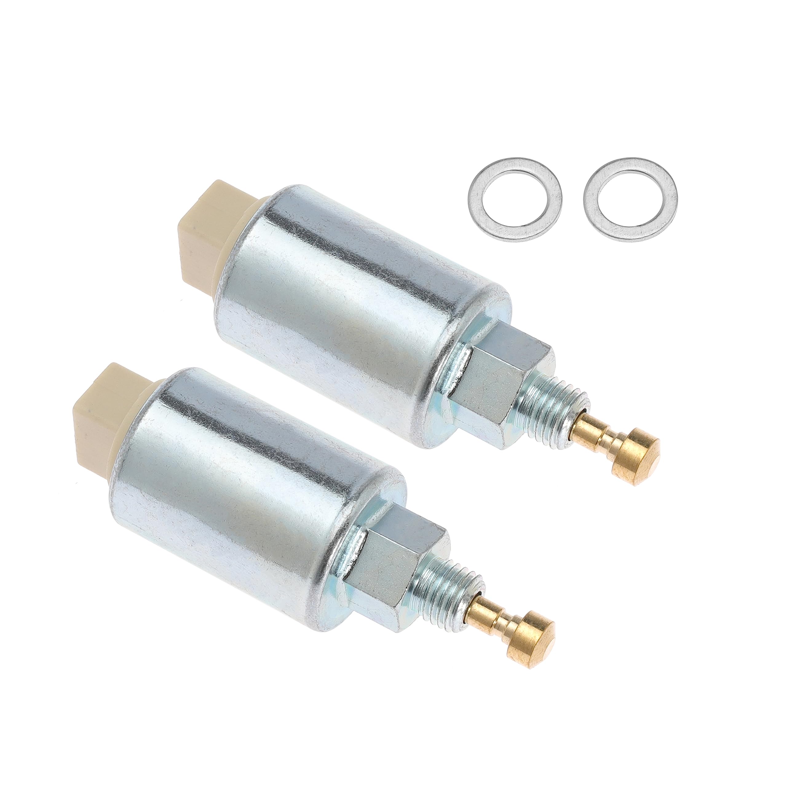 Kicofyee solenoid closeup of durable metal components.