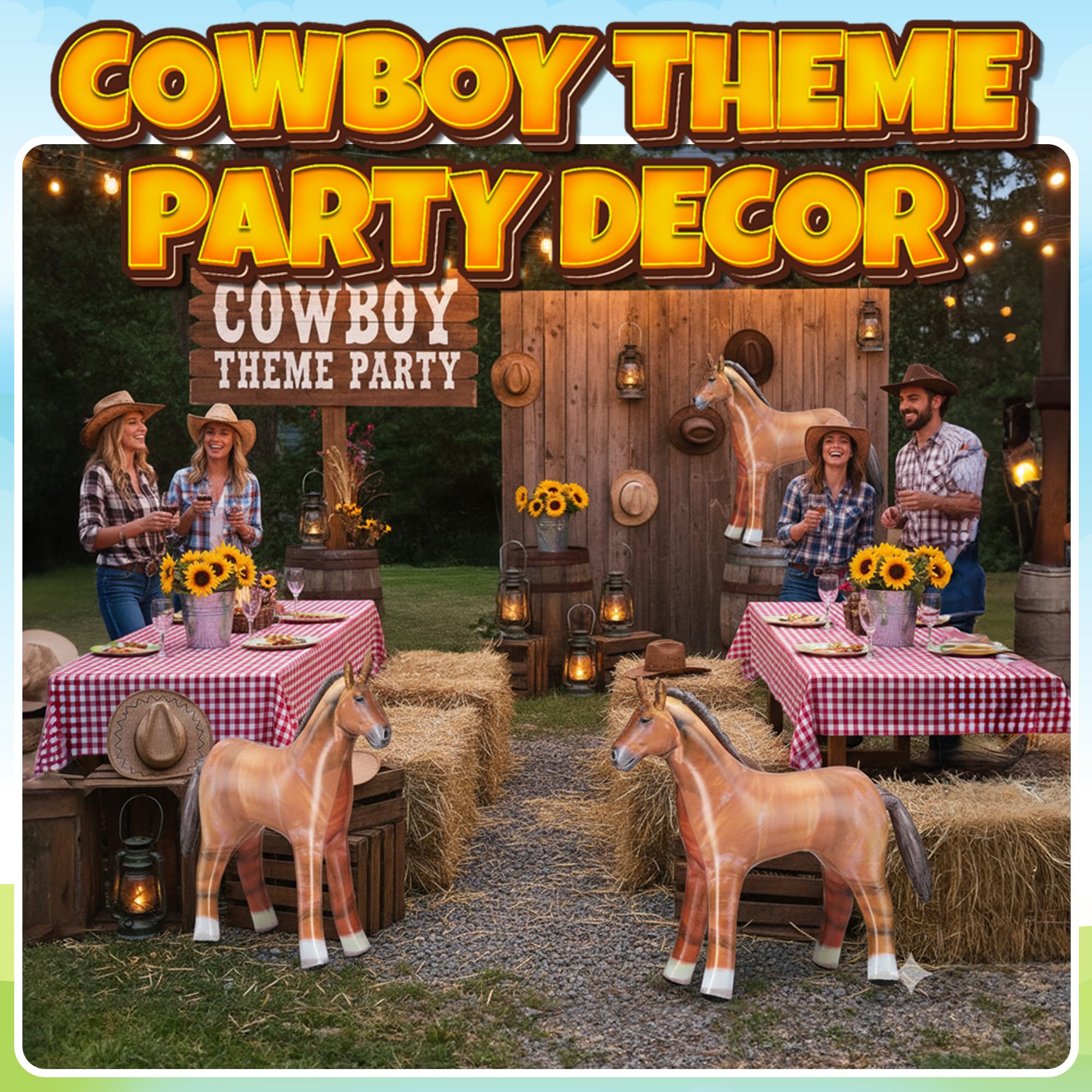 KiddieLoot versatile decor for Halloween, fall festivals, and rodeo themes.