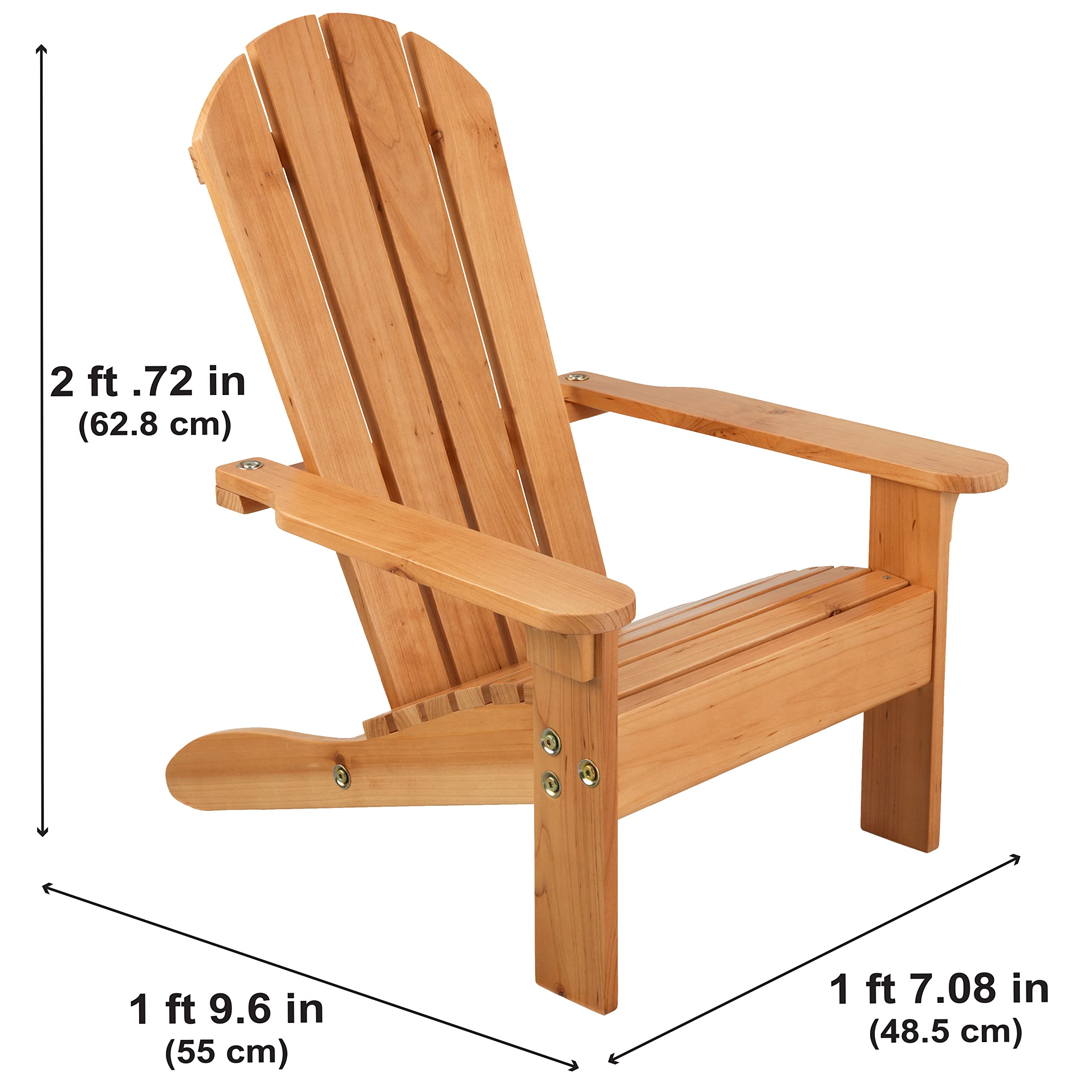 KidKraft Adirondack chair easy assembly for quick setup before outdoor playtime.