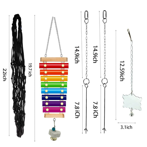 KIEYYRYT chicken vegetable string bag pockets offer easy feeding and tidy greens