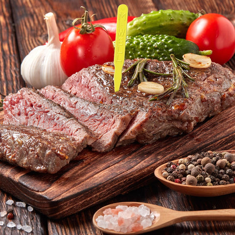 Kigley steak markers are durable plastic for long-lasting use