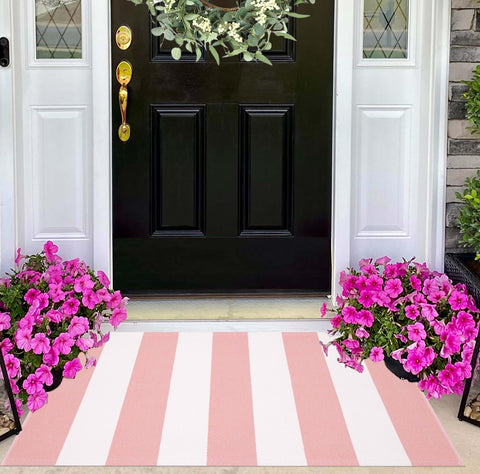 KIhipIoe welcome mat suitable for indoor and outdoor spaces, versatile home decor