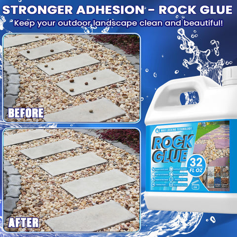 Kiigfood Rock Glue application on stone surfaces with long-lasting stability.