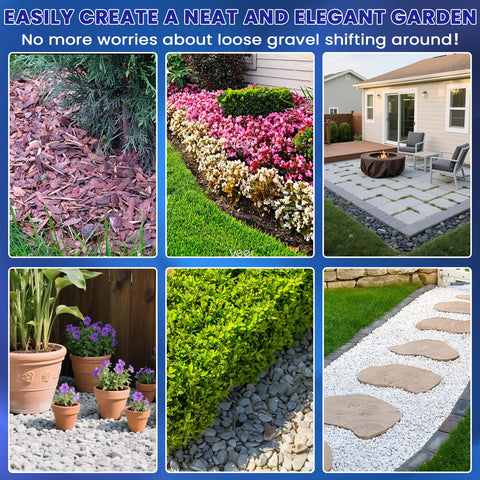 Kiigfood Rock Glue bonds pea gravel and pebbles securely.