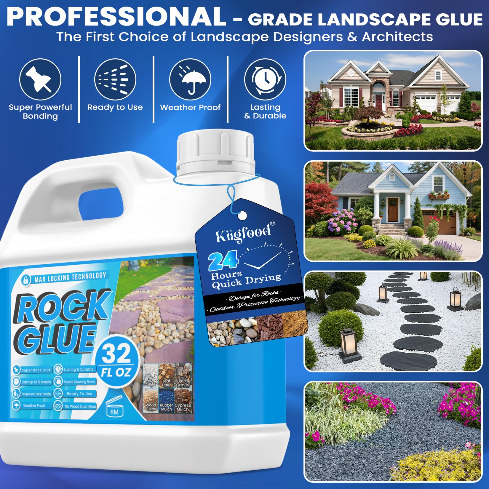 Kiigfood Rock Glue ready-to-use packaging saves time on projects.