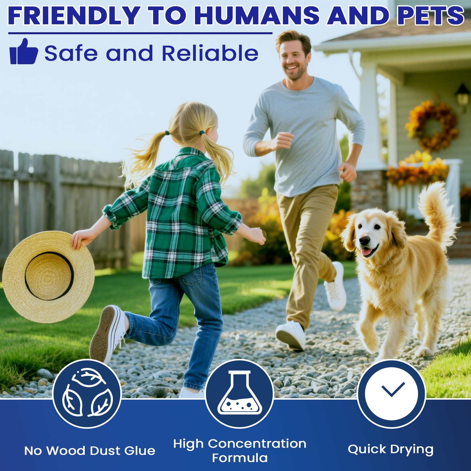 Kiigfood Rock Glue non-toxic formula protects kids and pets outdoors.