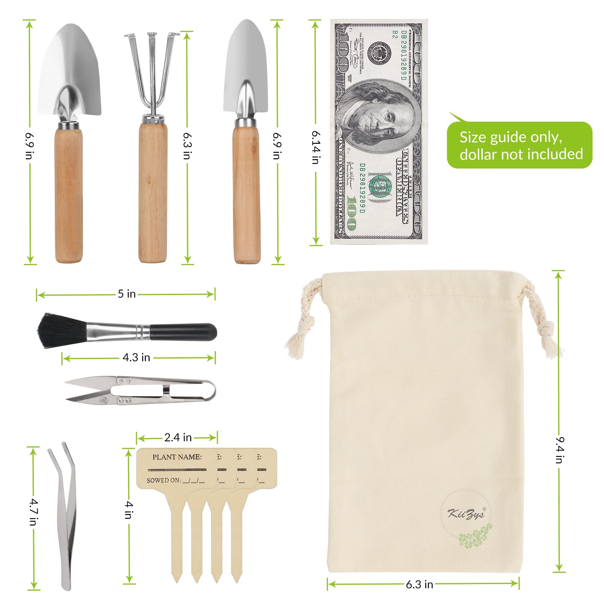 KIIZYS transplanter for easy pot-to-pot herb and succulent shifts