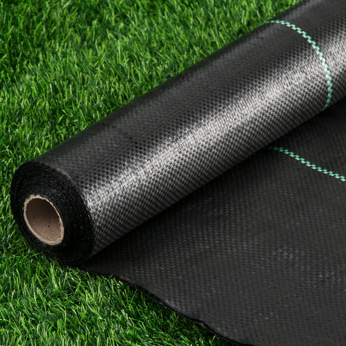 Kijamilee weed barrier fabric close-up weave emphasizes durability and premium texture.